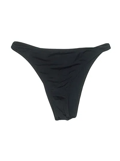 Pre-owned Solid & Striped X Re/done Swimsuit Bottoms In Black