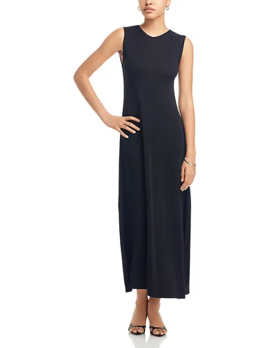 Solid & Striped The Lucerne Sleeveless Dress In Noir