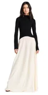 Solid & Striped X Sofia Richie Grainge The Soglio Dress Ecru In Ecru