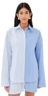 Solid & Striped X The Summer I Turned Pretty The Dylan Top Colorblock Stripes In Blue