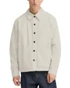 Solid ! Canvas Lightweight Utility Jacket In Neutral