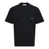 Solid Homme Back Solid Tee In Black