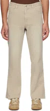 Solid Homme Beige Button Jeans In 413e Beige