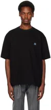 Solid Homme Graphic-print Cotton T-shirt In 633b Black