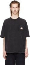 SOLID HOMME BLACK FADED T-SHIRT