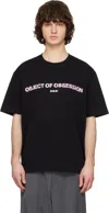 Solid Homme Object Lettering T-shirt In Black