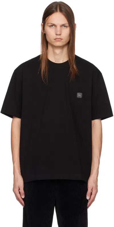 Solid Homme Black 'quantum' T-shirt In 720b Black