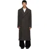 Solid Homme Brown Tweed Coat In Multi