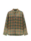Solid Homme Check-pattern Long-sleeve Shirt In Multi