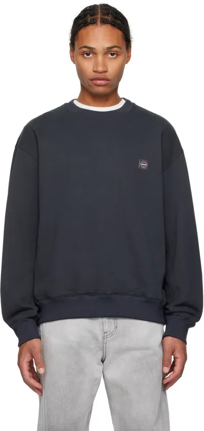 Solid Homme Gray Gradient 'solid' Sweatshirt In 727g Grey