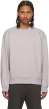 Solid Homme Gray Patch Sweatshirt In 617g Grey