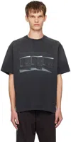 Solid Homme Gray Repetition Graphic T-shirt In 716g Grey