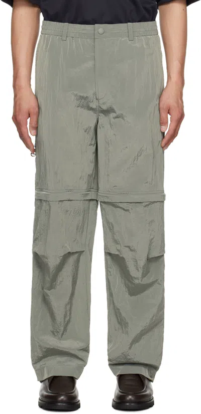 Solid Homme Khaki Extension Light Trousers In 314k