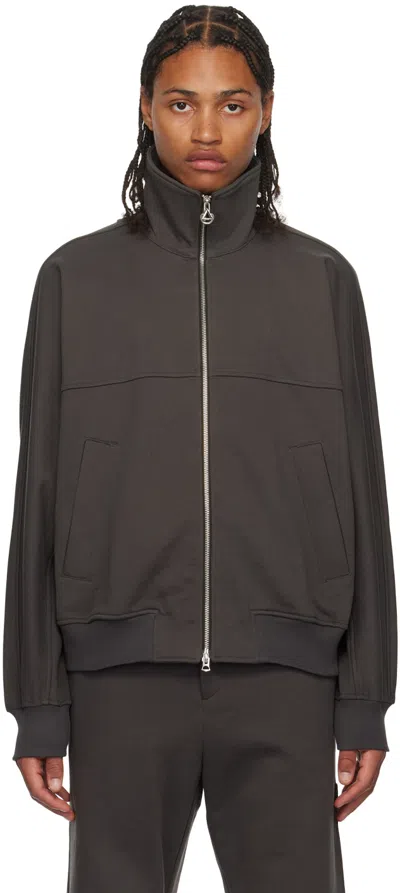 Solid Homme Khaki Zip Up Sweatshirt In 717k Khaki