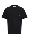 Solid Homme Logo-embroidered T-shirt In Black