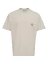 Solid Homme Logo-print T-shirt In Neutral