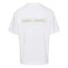 Solid Homme Logo Tee With Hairy Flocking In White