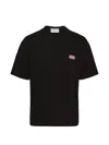 Solid Homme Black Solid Back Logo T-shirt In Black