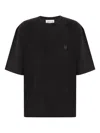 Solid Homme Lp-graphic T-shirt In Black
