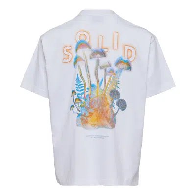 Solid Homme Mushroom Tee In White