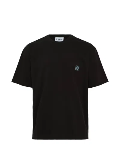 Solid Homme Object Of Obsession T-shirt In Black