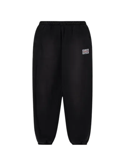 Solid Homme Patch Track Pants In Animal Print