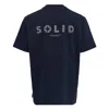Solid Homme Solid Logo T-shirt In Blue