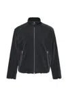 Solid Homme Velvet-effect Jacket In Gray