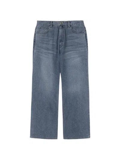 Solid Homme Wide-leg Jeans In Blue