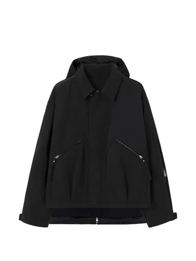 Solid Homme Zip-up Jacket In Black