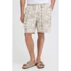 Solid ! Liam Cotton Shorts In White