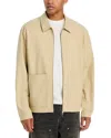 Solid ! Tywin Cotton Chore Jacket In Brown