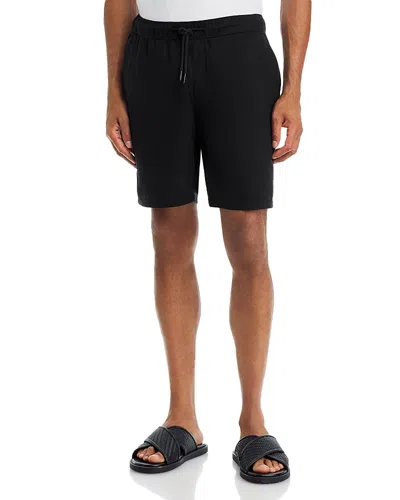 Solid ! Linen Drawcord Shorts - Exclusive In Black
