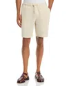 Solid ! Linen Drawcord Shorts - Exclusive In Nude