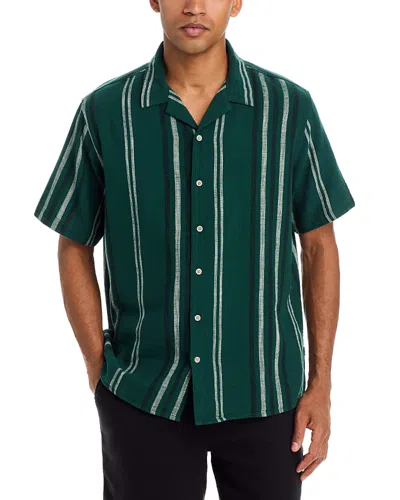 SOLID ! LINEN SHORT SLEEVE BUTTON UP SHIRT
