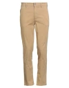 Solid ! Man Pants Camel Size 30w-32l Cotton, Polyester, Elastane In Neutral