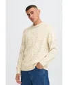 Solid ! Simcha Crewneck Sweater In Neutral