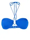 Solid & Striped The Adriana Bikini Top In Blue