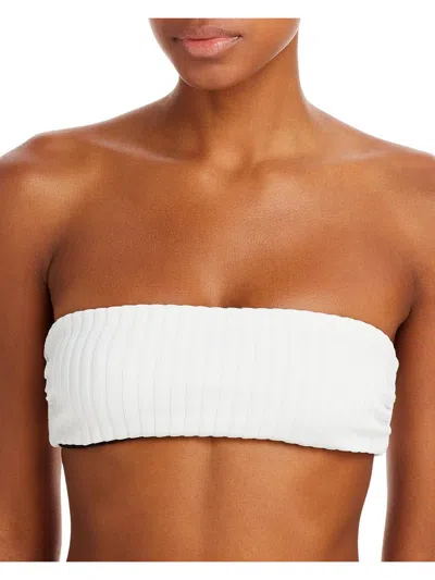 Solid & Striped Annabelle Womens Reversible Strapless Bikini Swim Top In Multi