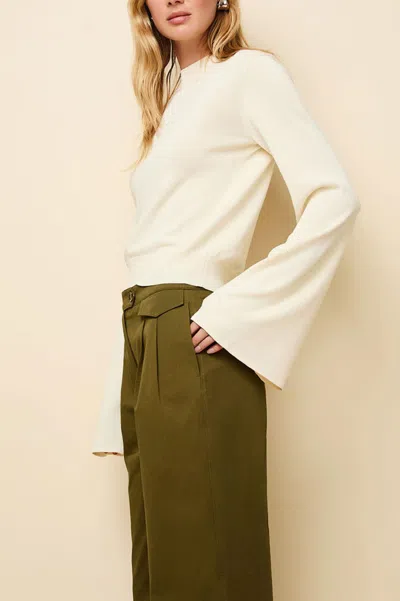 Solid & Striped Babetta Sweater In Ecru