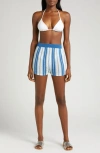 SOLID & STRIPED SOLID & STRIPED CHARLIE STRIPE COVER-UP SHORTS