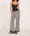 SOLID & STRIPED DANI PANT IN MEDALLION PRINT