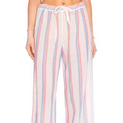 Solid & Striped Drawcord Pants In Multi In Pink