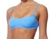 Solid & Striped Elsa Ribbed Top In French Blue In Multi