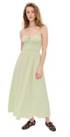 Solid & Striped Gingham Dress Matcha In Matcha