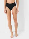 Solid & Striped Lilo Ribbed Bikini Bottom In Blackout In Multi