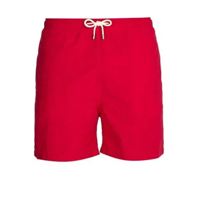 Solid & Striped Men The Classic Drawstrings Swim Shorts Trunks In Red