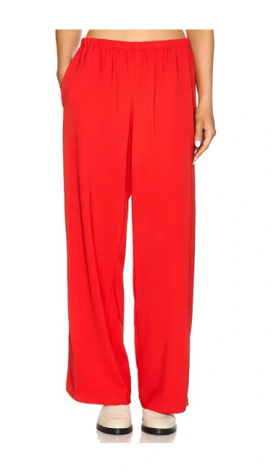 Solid & Striped Monaco Trouser In Apple Red