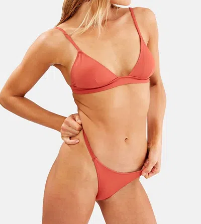 Solid & Striped Morgan Padded Bikini Top In Riad In Multi