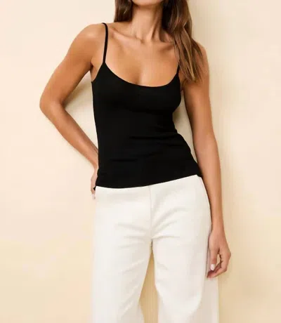 Solid & Striped Selena Tank In Noir